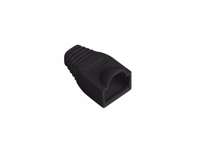 DRAGAVLASTNING RJ45 (BOOT CAP) LANBERG SVART (100-PACK)