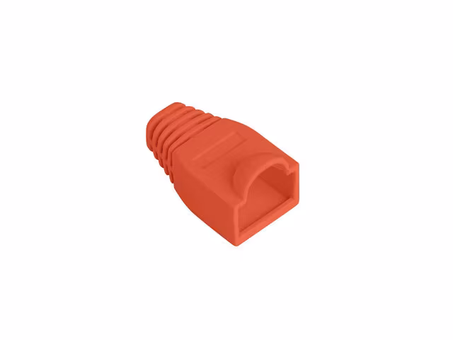 DRAGAVLASTNING RJ45 (BOOT CAP) LANBERG RÖD (100-PACK)