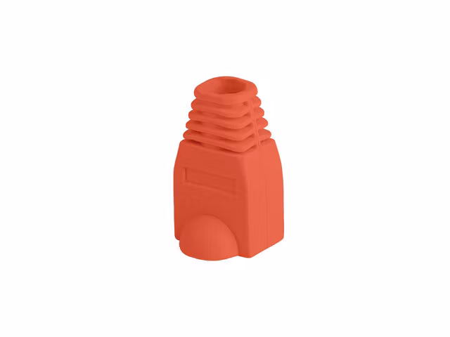 DRAGAVLASTNING RJ45 (BOOT CAP) LANBERG RÖD (100-PACK)