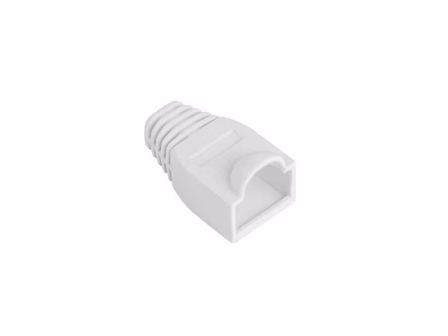DRAGAVLASTNING RJ45 (BOOT CAP) LANBERG VIT (100-PACK)