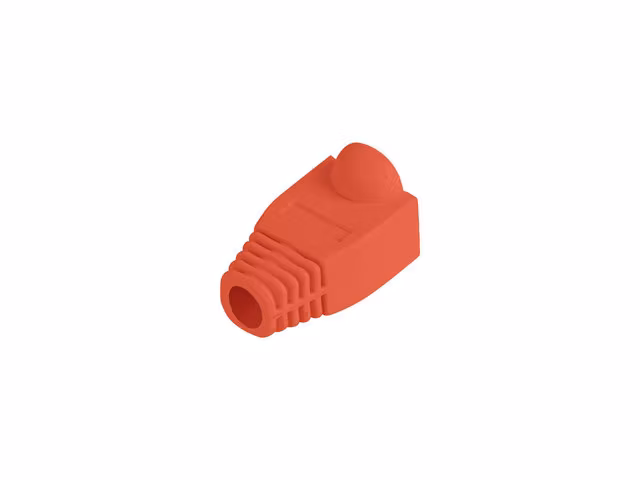 DRAGAVLASTNING RJ45 (BOOT CAP) LANBERG RÖD (100-PACK)