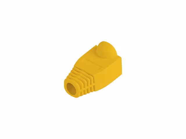 DRAGAVLASTNING RJ45 (BOOT CAP) LANBERG GUL (100-PACK)