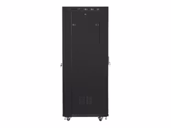 RACKSKÅP 19" FRISTÅENDE 37U/800X1000 (FLAT PACK) SVART MED GLASDÖRR LCD LANBERG V2