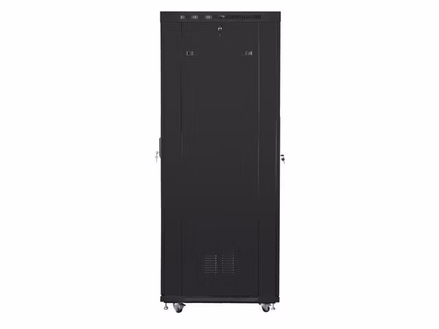 RACKSKÅP 19" FRISTÅENDE 37U/800X1000 (FLAT PACK) SVART MED GLASDÖRR LCD LANBERG V2