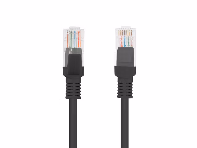 PATCHKABEL CAT.5E UTP 2M SVART FLUKE PASSED BOX LANBERG
