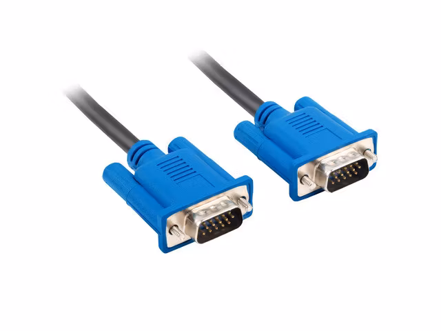 VGA M/M KABEL 3M DUBBELSKÄRMAD FERRITKÄRNA SVART LANBERG