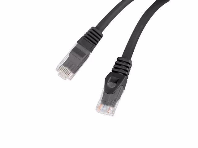 PATCHKABEL CAT.6 UTP LSZH CU 1M SVART FLUKE PASSERADE LANBERG