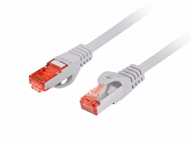 PATCHKABEL CAT.6 S/FTP LSZH CU 10M GRÅ FLUKE PASSED LANBERG