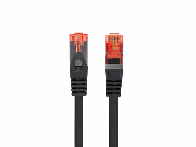 PATCHKABEL CAT.6 S/FTP LSZH CU 1M SVART FLUKE PASSERADE LANBERG