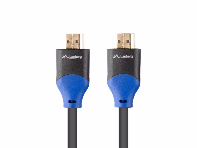 HDMI M/M V2.0 KABEL 1,8M 4K CU SVART BOX LANBERG