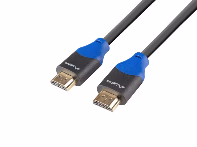 HDMI M/M V2.0 KABEL 3M 4K CU SVART BOX LANBERG