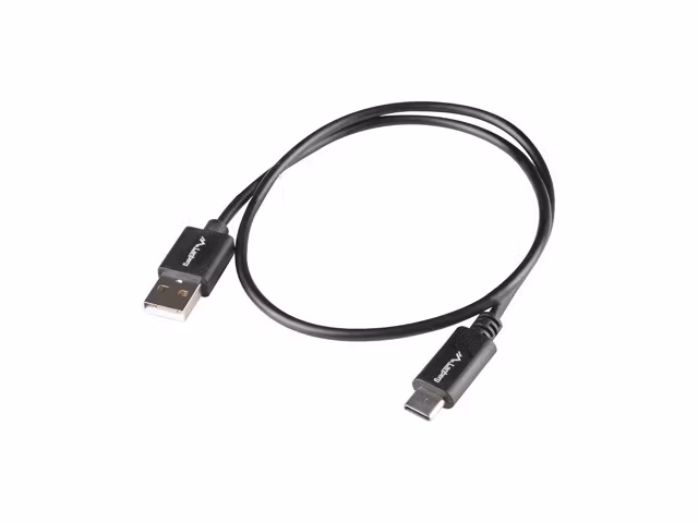 undefinedUSB-C(M)->USB-A(M) 2.0 KABEL 1M SVART LÅDA QC 3.0 LANBERGundefined