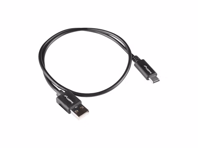 undefinedUSB-C(M)->USB-A(M) 2.0 KABEL 1M SVART LÅDA QC 3.0 LANBERGundefined