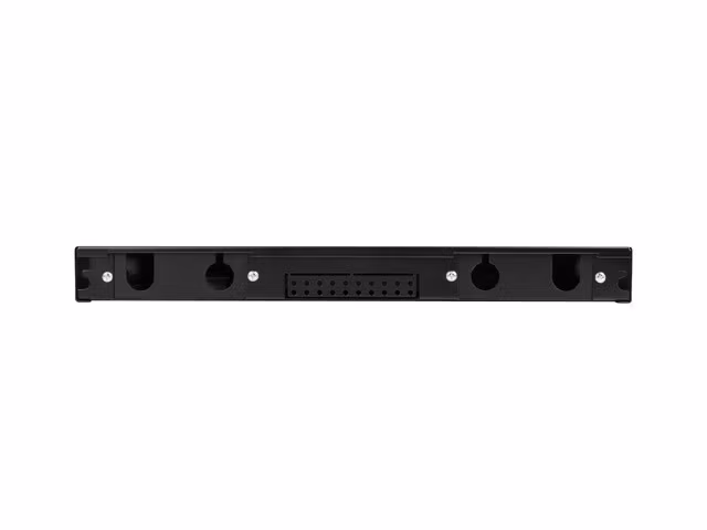 RACKMOUNT 19" 1U FIBER PATCHPANEL LANBERG 12XSC SIMPLEX / 12XLC DUPLEX SVART + TILLBEHÖR