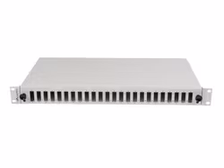 RACKMOUNT 19" 1U FIBER PATCHPANEL LANBERG 24XSC DUPLEX / 24XLC QUAD GRÅ + TILLBEHÖR