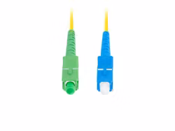 FIBEROPTISK PATCHKABEL SM SC/APC-SC/UPC SIMPLEX 5M LSZH G657A1 3.0MM GUL LANBERG