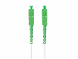 FIBEROPTISK PATCHKABEL SM SC/APC-SC/APC SIMPLEX 30M LSZH G657A2 3,0MM VIT LANBERG