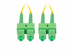 FIBEROPTISK PATCHKABEL SM SC/APC-SC/APC DUPLEX 2M LSZH G657A1 3,0MM GUL LANBERG