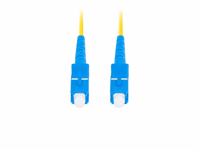 FIBEROPTISK PATCHKABEL SM SC/UPC-SC/UPC SIMPLEX 5M LSZH G657A1 3.0MM GUL LANBERG