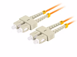 FIBEROPTISK PATCHKABEL MM SC/UPC-SC/UPC DUPLEX 2M LSZH OM2 50/125 3,0MM ORANGE LANBERG