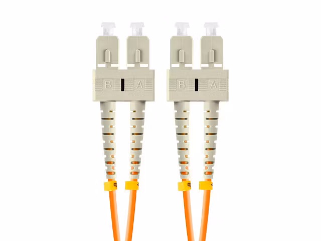 FIBEROPTISK PATCHKABEL MM SC/UPC-SC/UPC DUPLEX 2M LSZH OM2 50/125 3,0MM ORANGE LANBERG