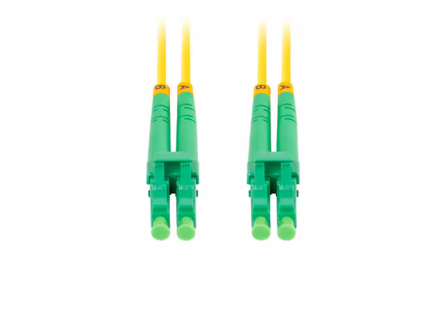 FIBEROPTISK PATCHKABEL SM LC/APC-LC/APC DUPLEX 10M LSZH G657A1 3,0MM GUL LANBERG