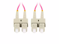 FIBEROPTISK PATCHKABEL MM SC/UPC-SC/UPC DUPLEX 1M LSZH OM4 50/125 3,0MM VIOLETT LANBERG