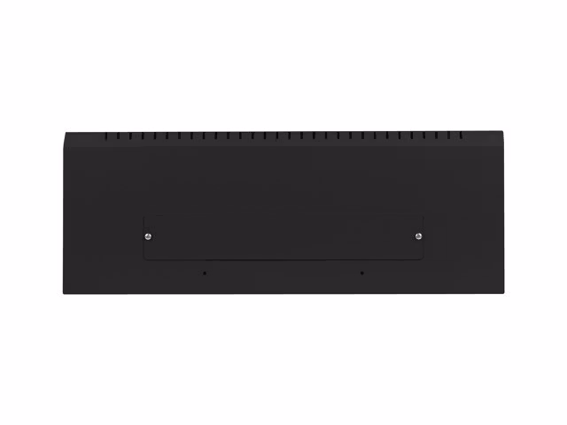 RACKSKÅP 19" VÄGGMONTERAT 4U+3U/540X200 LÅGPROFIL SVART LANBERG (MONTERAT)