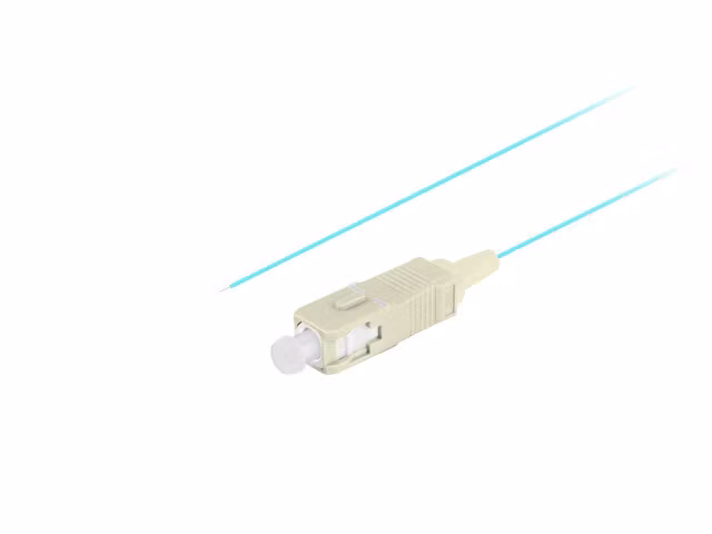 PIGTAIL FIBEROPTISK MM SC/UPC OM3 EASY STRIP 50/125 2M AQUA LANBERG