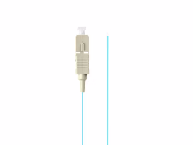 PIGTAIL FIBEROPTISK MM SC/UPC OM3 EASY STRIP 50/125 2M AQUA LANBERG