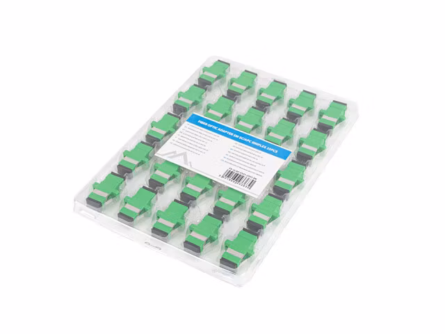 FIBEROPTISK ADAPTER SM SC/APC SIMPLEX 25ST. LANBERG