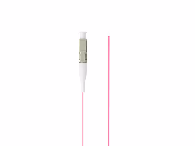 PIGTAIL FIBEROPTISK MM LC/UPC OM4 EASY STRIP 50/125 2M VIOLETT LANBERG