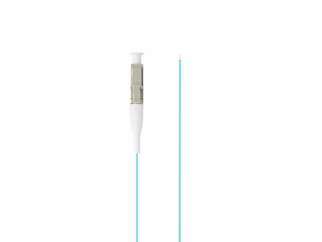 PIGTAIL FIBEROPTISK MM LC/UPC OM3 EASY STRIP 50/125 2M AQUA LANBERG