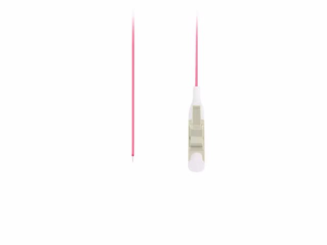 PIGTAIL FIBEROPTISK MM LC/UPC OM4 EASY STRIP 50/125 2M VIOLETT LANBERG