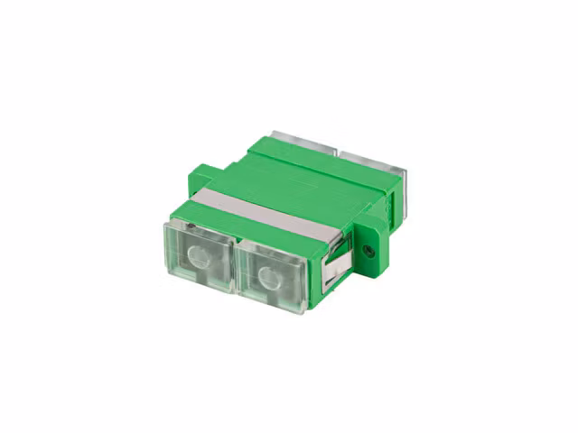 FIBEROPTISK ADAPTER SM SC/APC DUPLEX TRANSPARENT LANBERG
