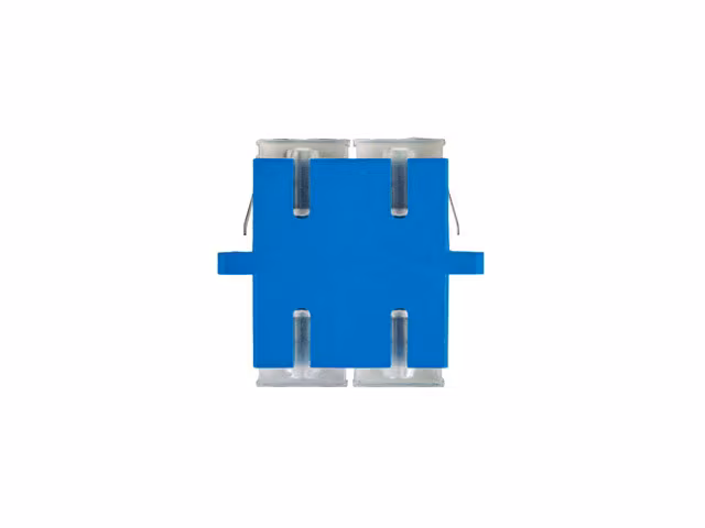 FIBEROPTISK ADAPTER SM SC/UPC DUPLEX TRANSPARENT LANBERG