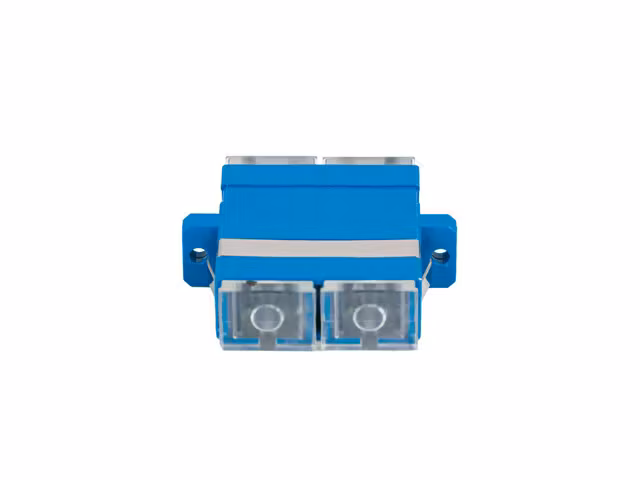 FIBEROPTISK ADAPTER SM SC/UPC DUPLEX TRANSPARENT LANBERG