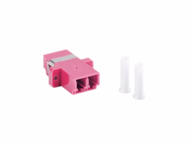 FIBEROPTISK ADAPTER MM LC/UPC DUPLEX OM4 LANBERG