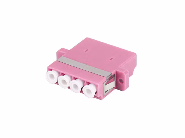 FIBEROPTISK ADAPTER MM LC/UPC QUAD OM4 LANBERG