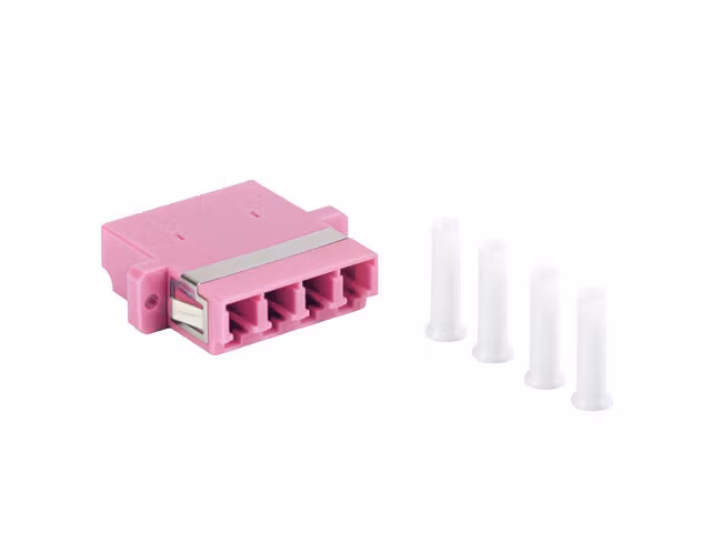 FIBEROPTISK ADAPTER MM LC/UPC QUAD OM4 LANBERG