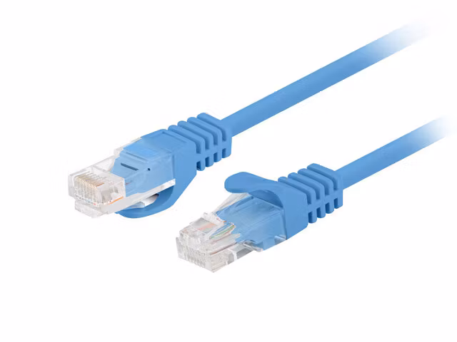PATCHKABEL CAT.5E UTP 3M BLÅ FLUKE PASSED LANBERG 10-PACK