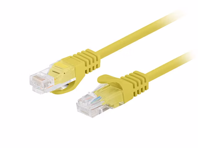 PATCHKABEL CAT.5E UTP 2M GUL FLUKE PASSED LANBERG 10-PACK