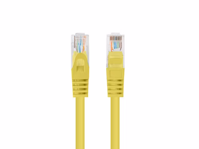 PATCHKABEL CAT.5E UTP 2M GUL FLUKE PASSED LANBERG 10-PACK