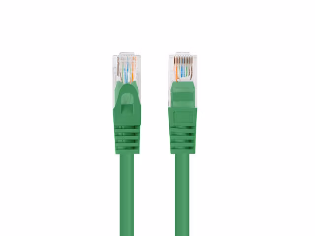 PATCHKABEL CAT.6 UTP 1,5M GRÖN FLUKE PASSED LANBERG 10-PACK