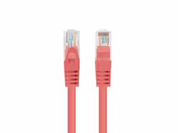 PATCHKABEL CAT.6 UTP 1M RÖD FLUKE PASSED LANBERG 10-PACK