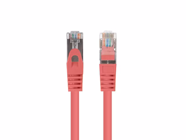 PATCHKABEL CAT.6 FTP 1M RÖD FLUKE PASSERADE LANBERG 10-PACK