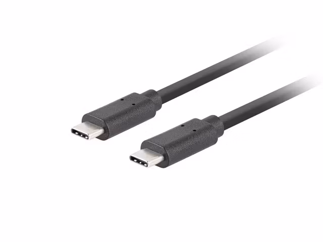USB-C M/M 3.1 GEN 2 KABEL 1,8M 10GB/S PD100W SVART LANBERG