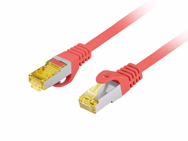 PATCHKABEL CAT.6A S/FTP LSZH CU 2M RÖD FLUKE PASSED LANBERG