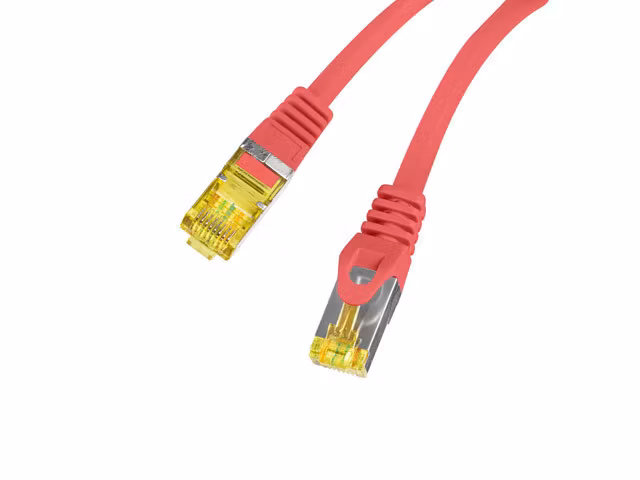 PATCHKABEL CAT.6A S/FTP LSZH CU 2M RÖD FLUKE PASSED LANBERG