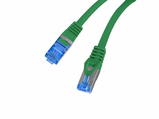 PATCHKABEL CAT.6A S/FTP LSZH CCA 0,25M GRÖN FLUKE PASSERADE LANBERG